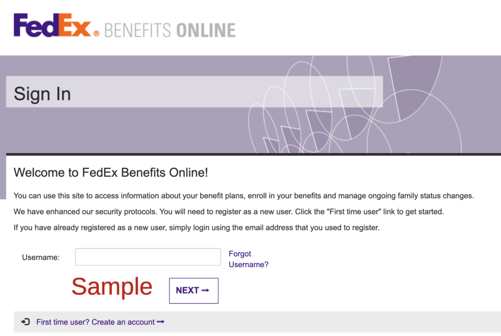 FedExBenefitsOnline FedEx Benefits for Employees | Login / Register / Enrollment