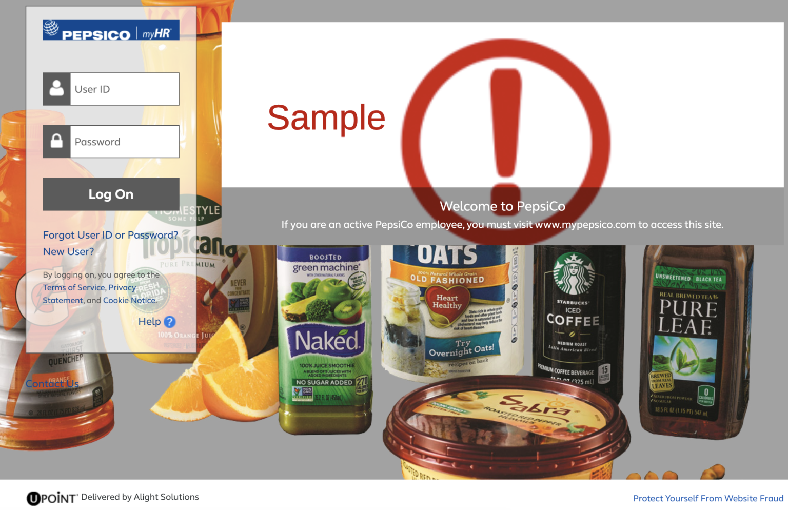 PepsiCo Employee Benefits Login / Register Benefits Account Manager