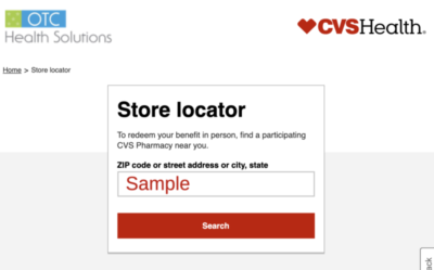 MyOrder CVS Health OTC Health Solutions | Login / Register