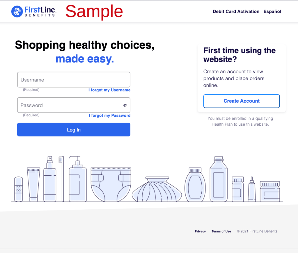 FirstlineBenefitsLoginPage
