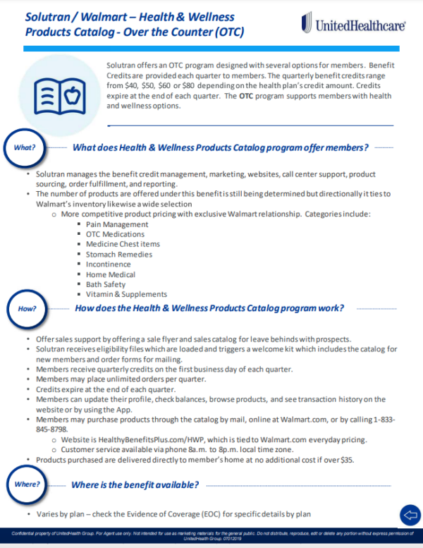 UnitedHealthcare Healthy Benefit Plus 2023 Card Balance