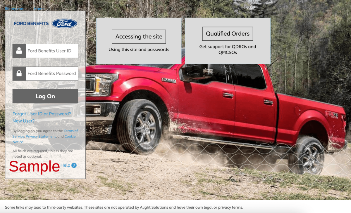 Ford Employee Benefits Alight 2023 401k myfordbenefits