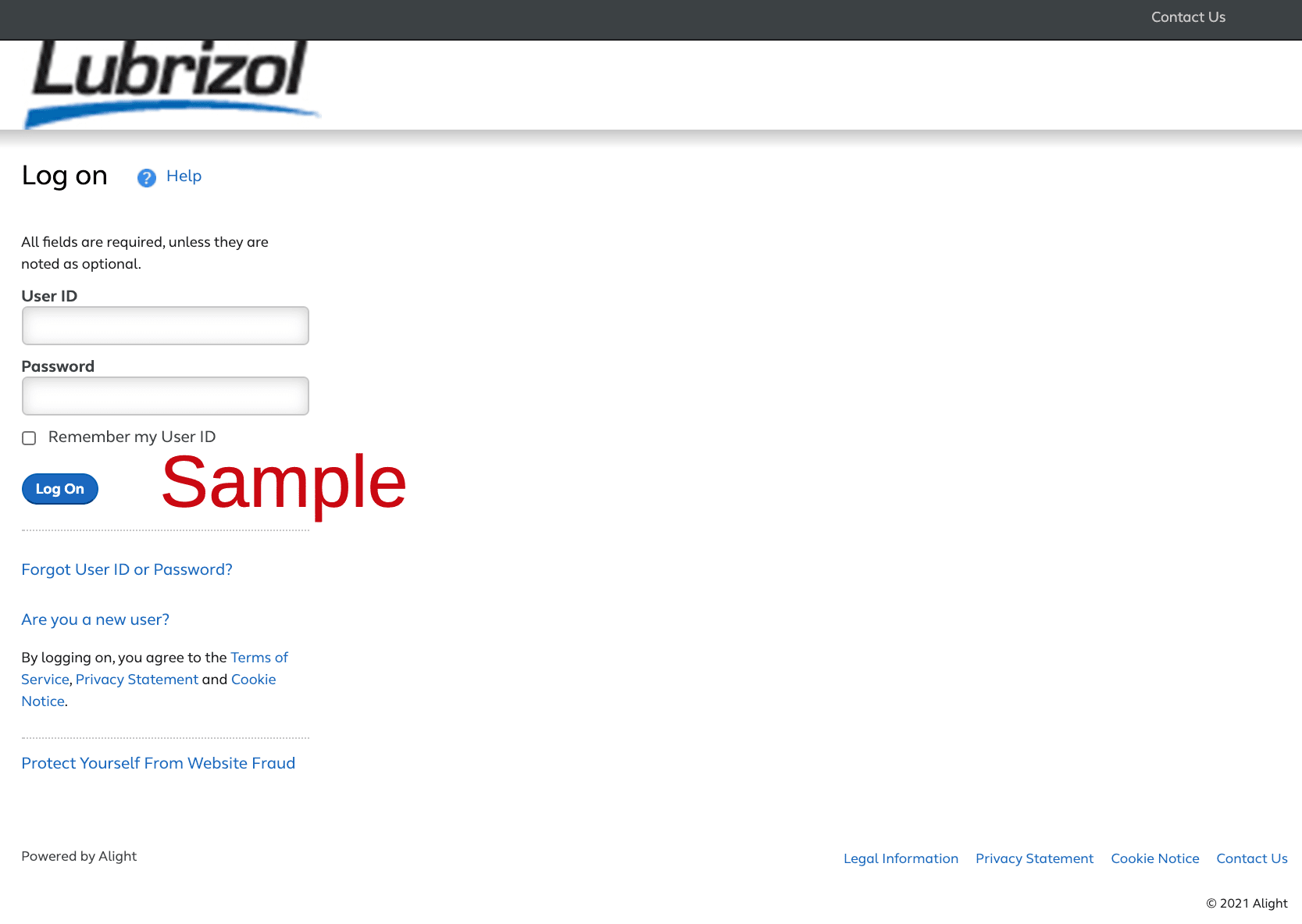 LubrizolEmployeeBenefitsLogin