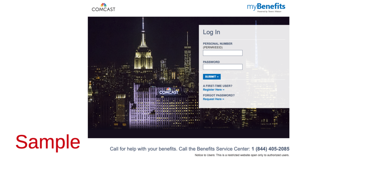 Comcast Employee Benefits Login Register Enrollment