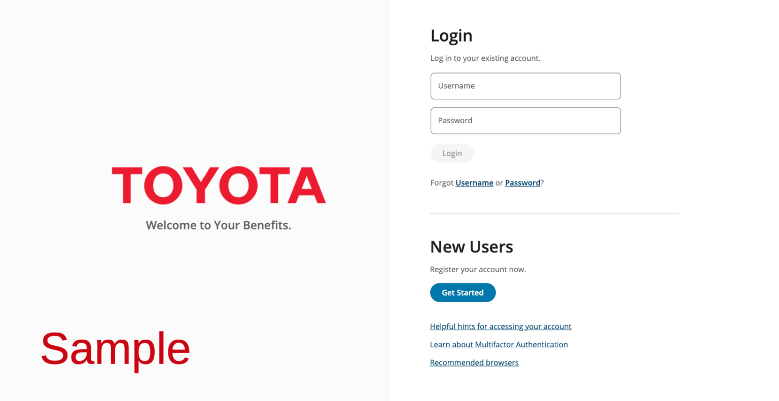 Toyota Benefits for Employees 2023 Retirement site
