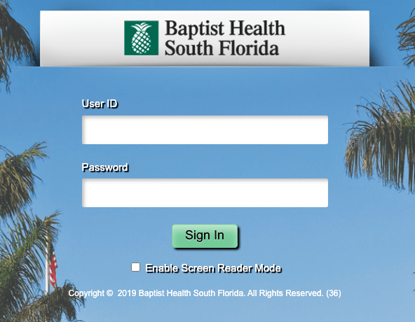 Baptist Health South Florida Employee Benefits Login