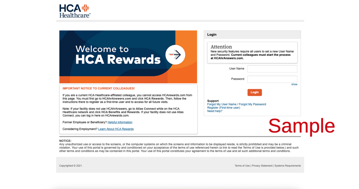 HCA Healthcare Employee Benefits Login / Register / Enroll Benefits