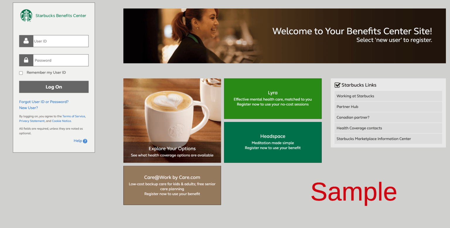 Starbucks Employee Benefits Register Login Enrollment