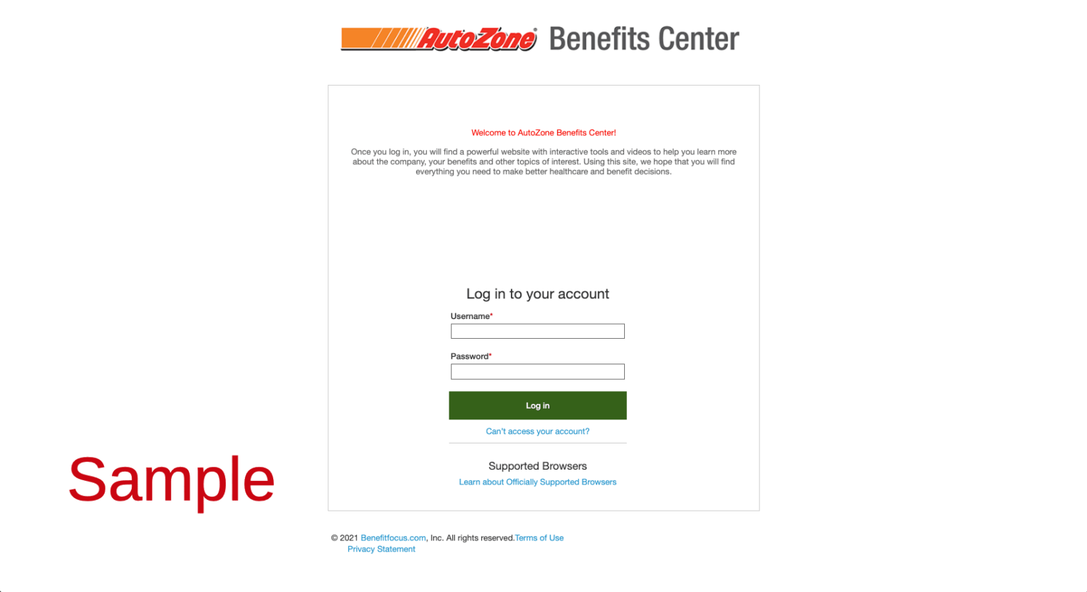 Autozone Employee Benefits Login / Register / Enrollment Benefits