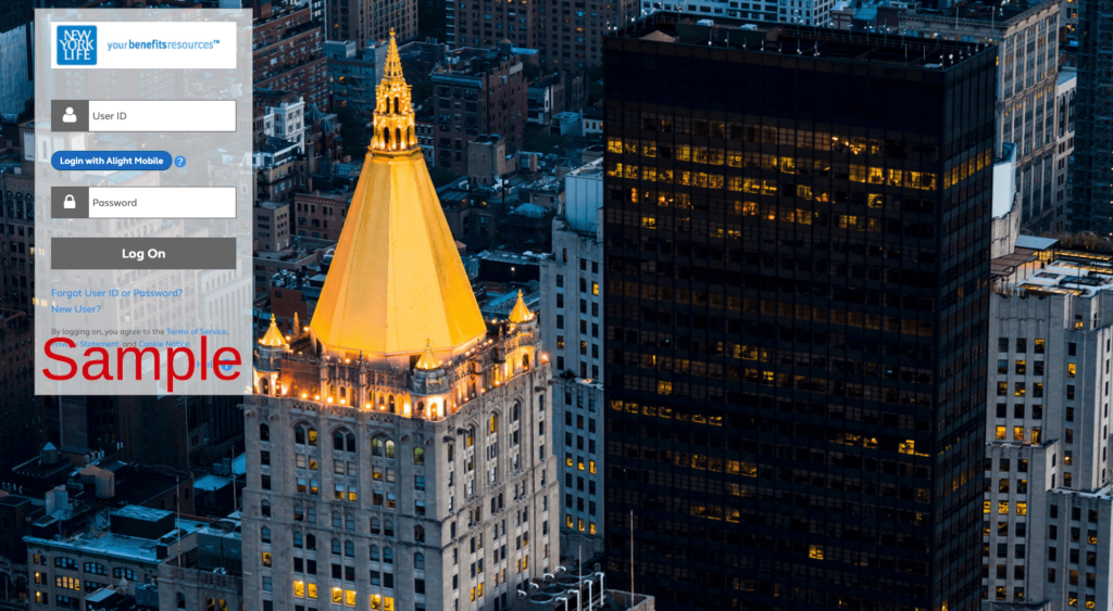 New York Life Employee Benefits Login Register Enrollment Page