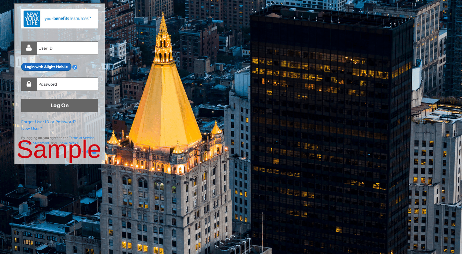 New York Life Employee Benefits Login Register Enrollment Page