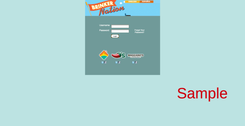 Chilis Grill & Bar Employee Benefits Brinker Nation Login Register Enrollment Page
