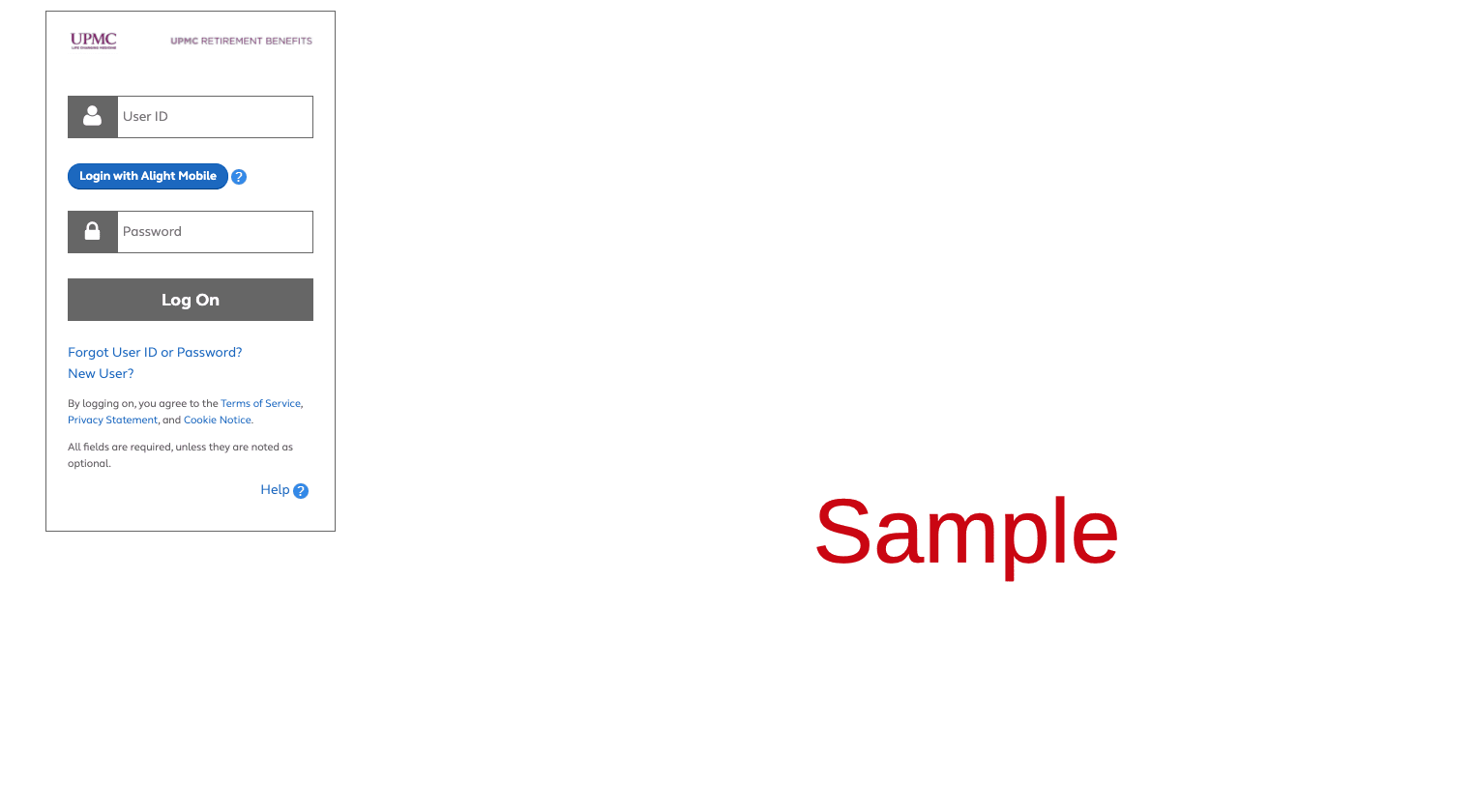 UPMC Employee Benefits Page Login Register Enrollment