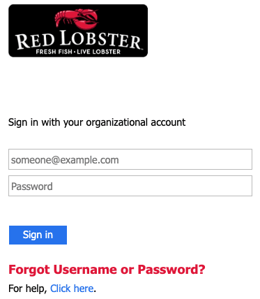 Red Lobster | Employee Benefits | Portal | Handbook