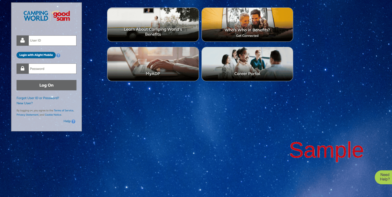 Camping World Employee Benefits Good Sam Portal