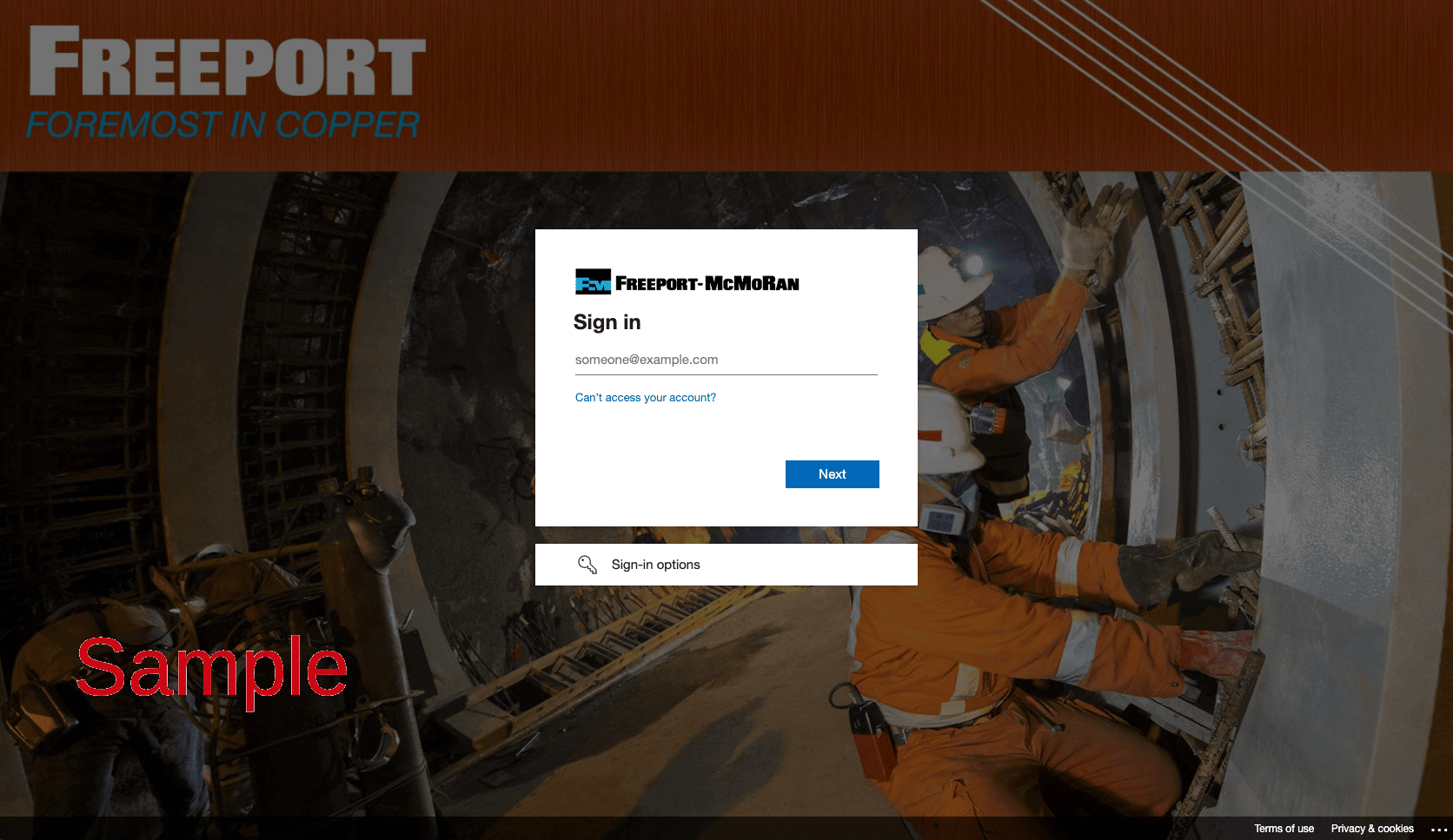 Freeport McMoRan Employee Benefits Service Center