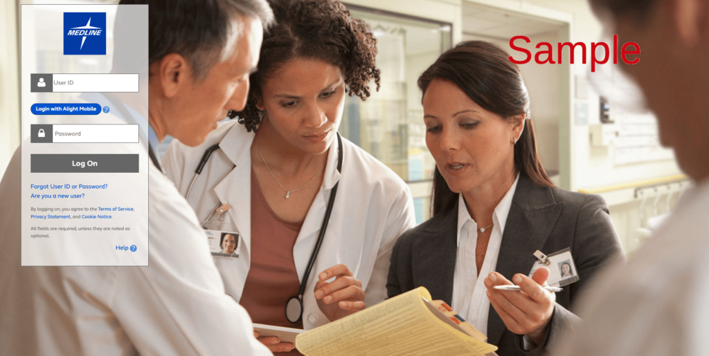Medline Employee Benefits Login Register Enrollment Page _ Upoint Digital Medline _ digital.alight.com_medline