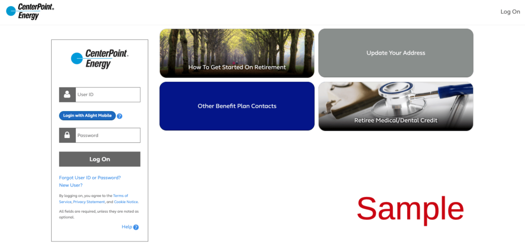 CenterPoint Energy Employee Benefits Login | Upoint Digital CenterPoint Energy | digital.alight.com/centerpoint