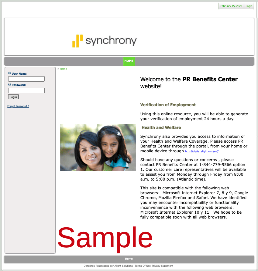 Synchrony Employee Benefits Login | Upoint Digital Synchrony | beplb04.rproxy.alight.com/sf