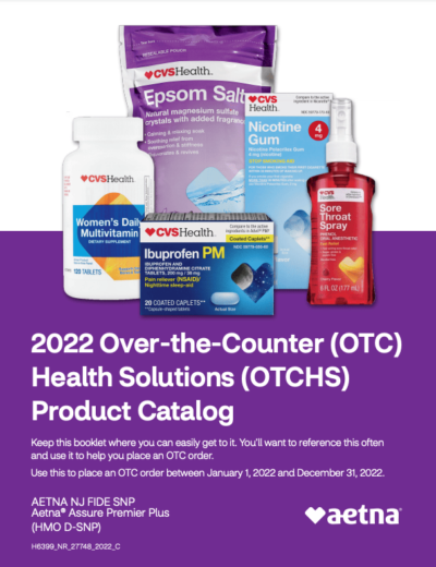 Aetna | Over-The-Counter OTCHS | Health Solutions