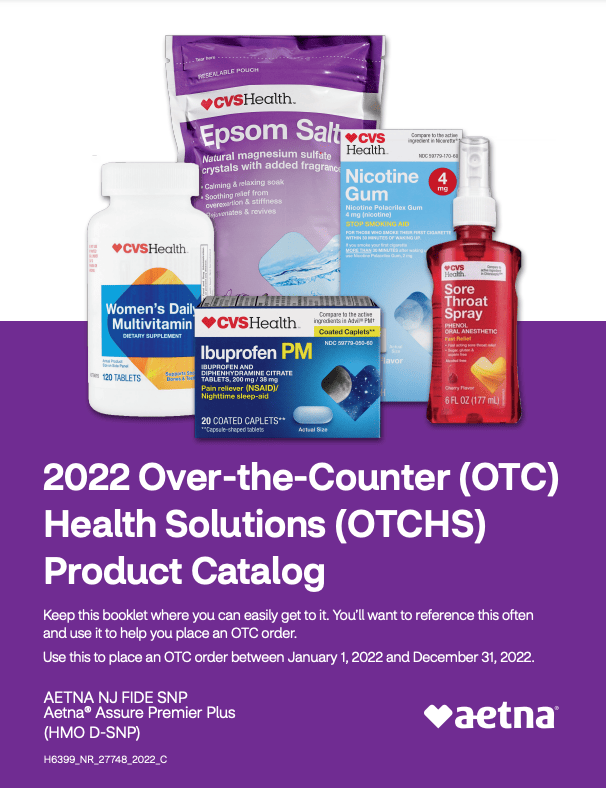 Aetna OverTheCounter OTCHS Health Solutions