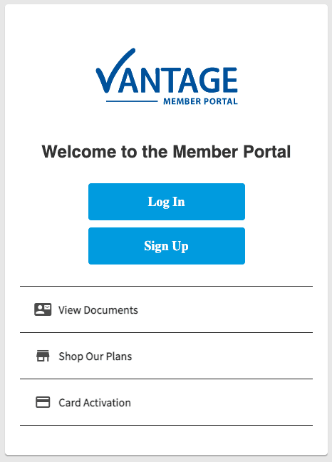 Vantage Health Plan Over The Counter Member Portal