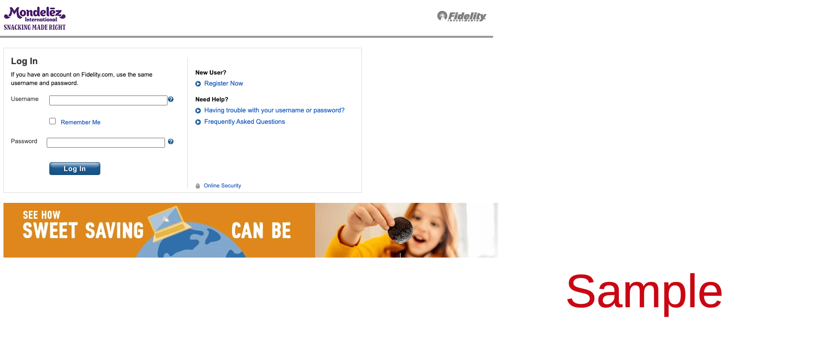 Mondelez Employee Benefits _ Login Register Enrollment Page _ Pension _ Portal _ Handbook _ nb.fidelity.com_public_nb_mondelez_home
