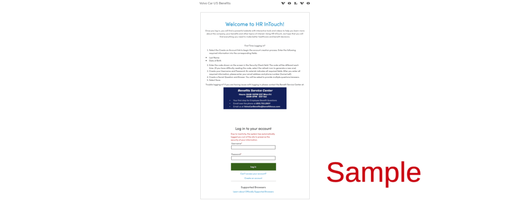 Volvo Group Employee Benefits _ Login Register Enrollment Page _ HR InTouch _ 401k _ Retirement _ Discount _ myvolvocarusbenefits.hrintouch.com