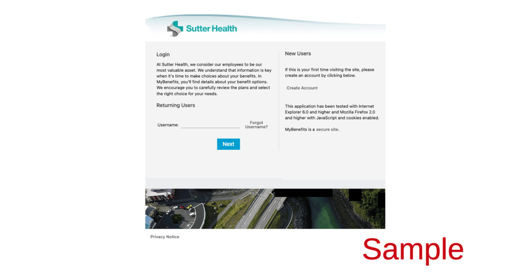 Sutter Health Employee Benefits Login | EHR Benefits Sutter Health | Retirement | mybenefits.ehr.com