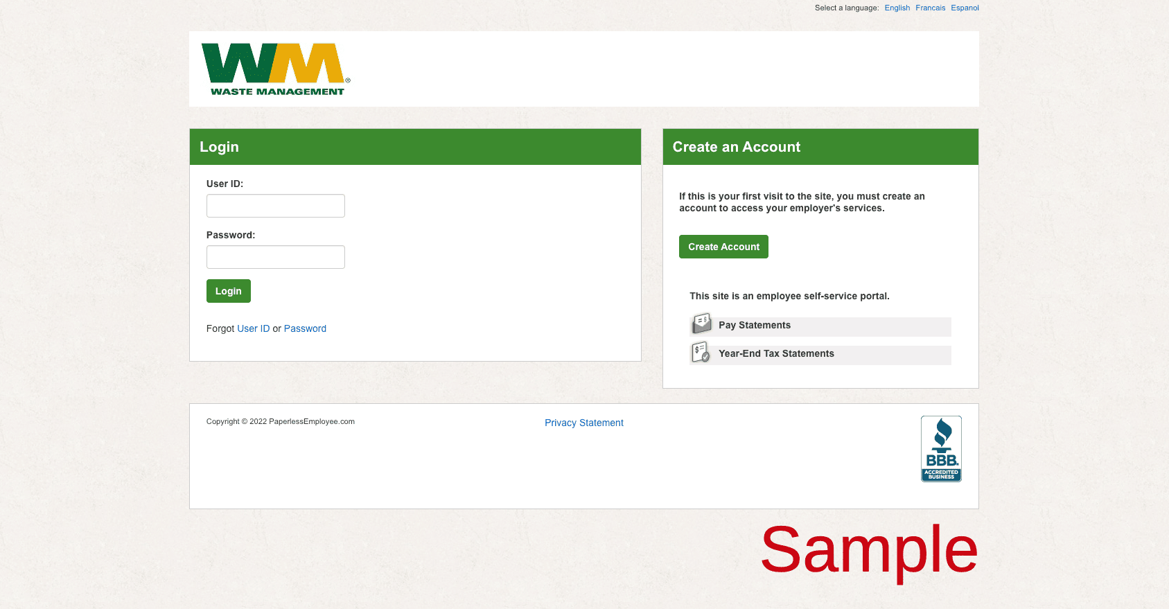 Waste Management Employee Benefits Paperless Handbook