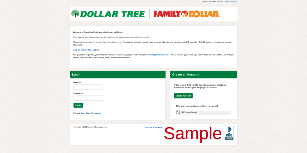 Dollar Tree Employee Benefits Login | Benefits Dollar Tree | Paperless Employee | Handbook | www.paperlessemployee.com/dollartree