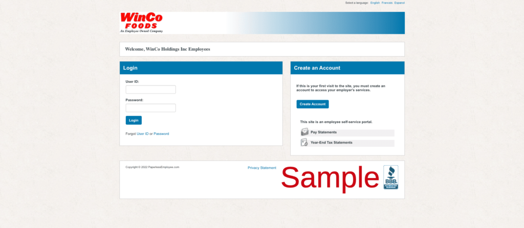 WinCo Foods Employee Benefits Login | Benefits WinCo Foods | Paperless Employee | Handbook | www.paperlessemployee.com/wincofoods