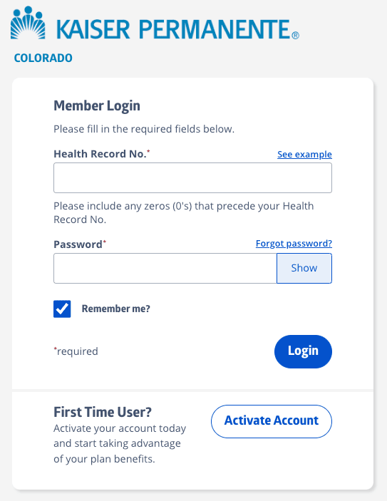 Kaiser Permanente Colorado Medline 2023 Member At Home
