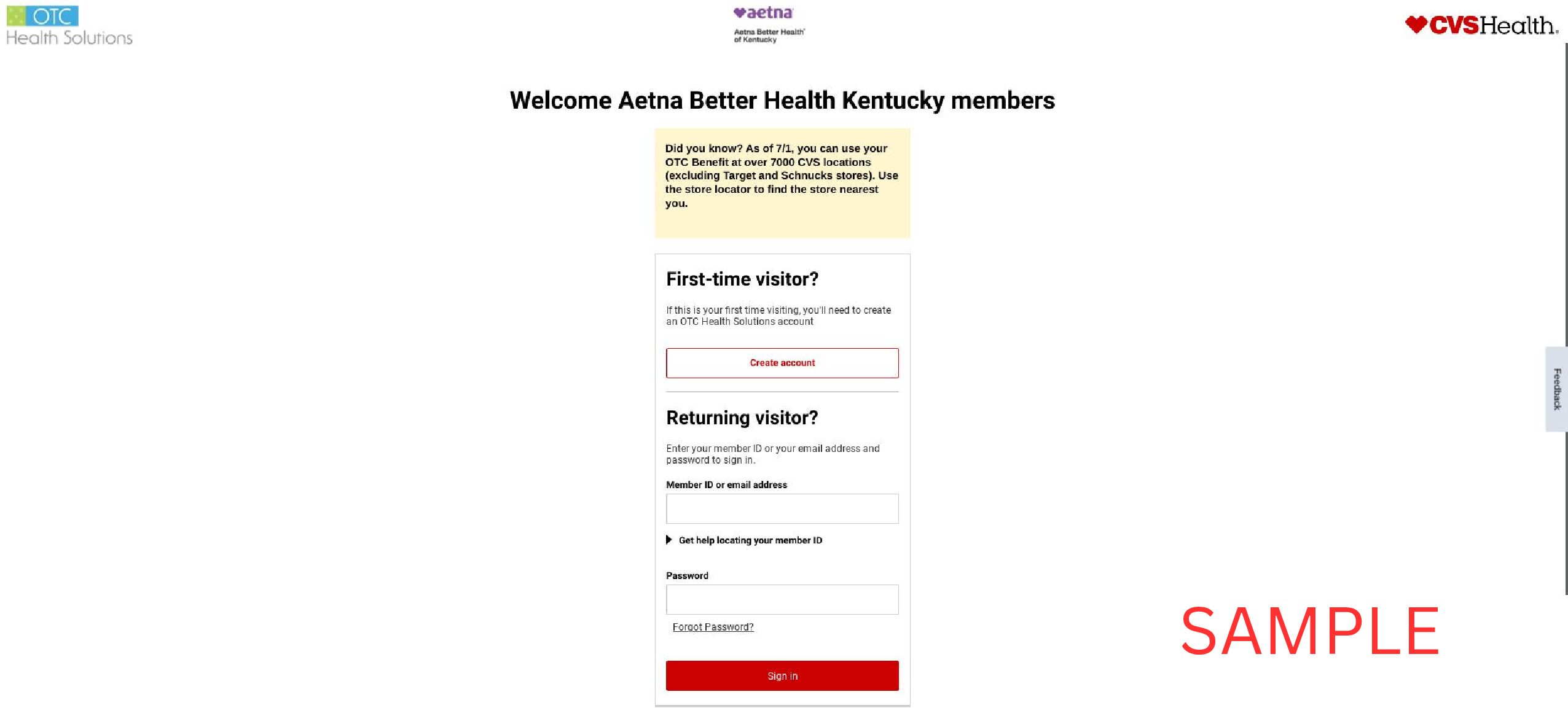 Aetna Better Health KY Kids 2023| Member Portal | CVS OTCHS | Medicaid | www.cvs.com/otchs/abhkykids