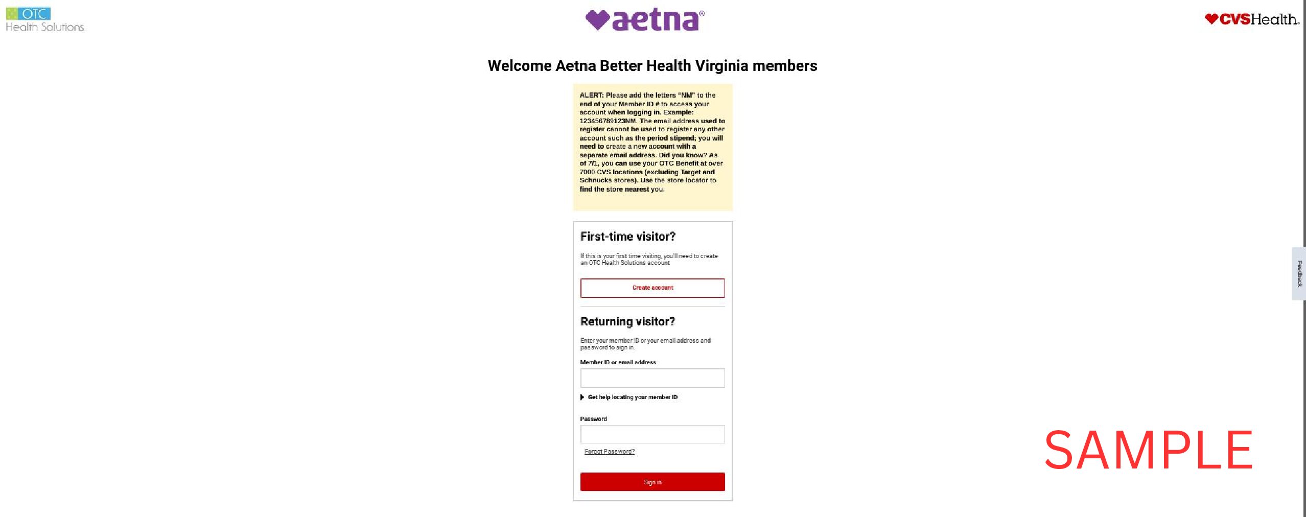 Aetna Better Health Virginia- New Moms 2023 | CVS | OTCHS | www.cvs.com/otchs/abhvanewmoms