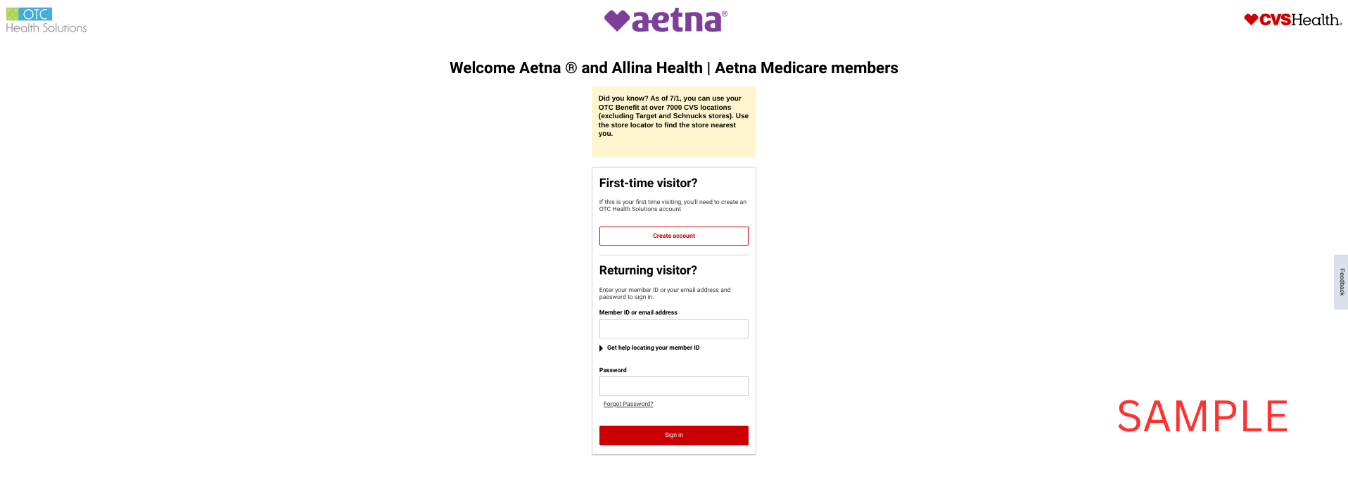 Aetna Medicare Advantage 2023 | CVS | OTCHS | Members | www.cvs.com/otchs/myorder