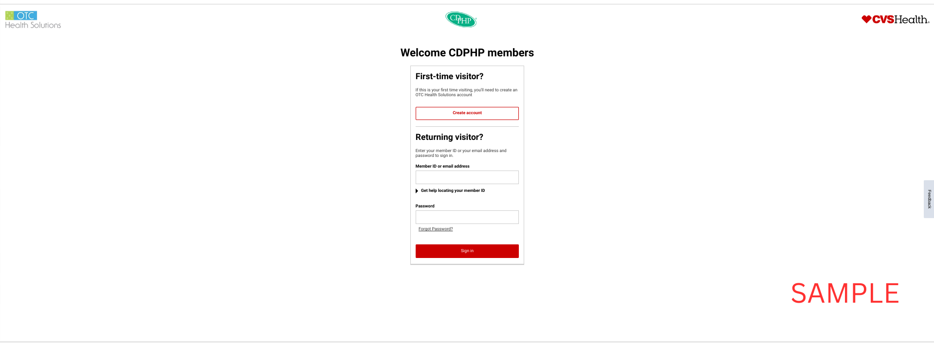 CDPHP 2023 | CVS | OTCHS | Member Benefits | www.cvs.com/otchs/cdphp