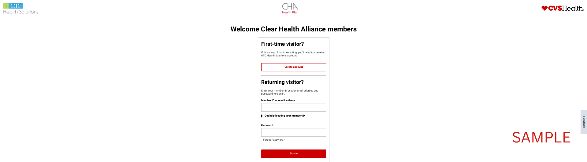 Clear Health Alliance 2023 | CVS | OTCHS | Member Benefits | www.cvs.com/otchs/cha