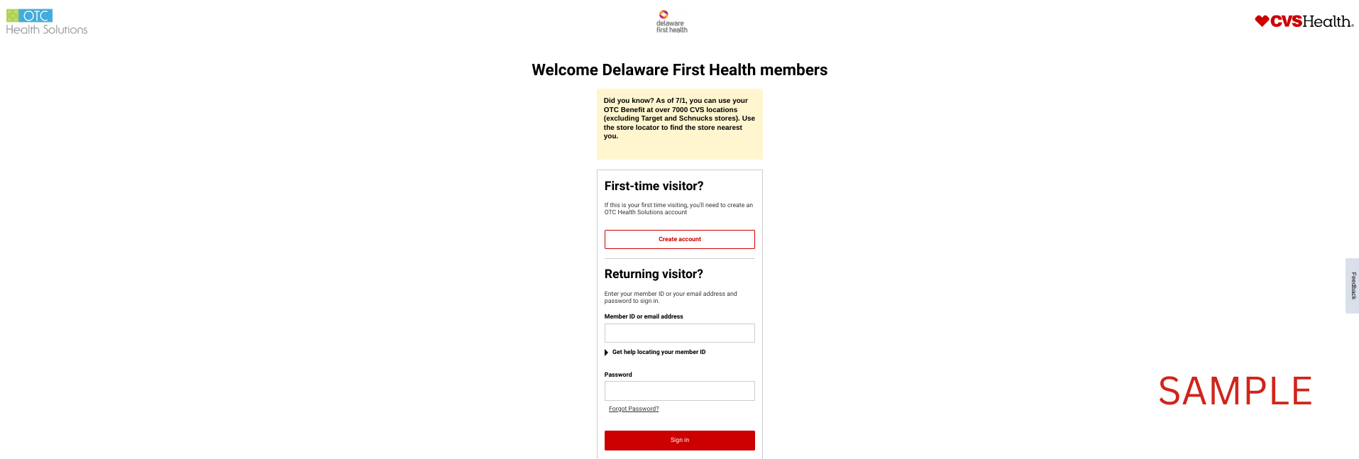 Delaware First Health 2023 | CVS | OTCHS | Member Benefits | www.cvs.com/otchs/delawarefirsthealth