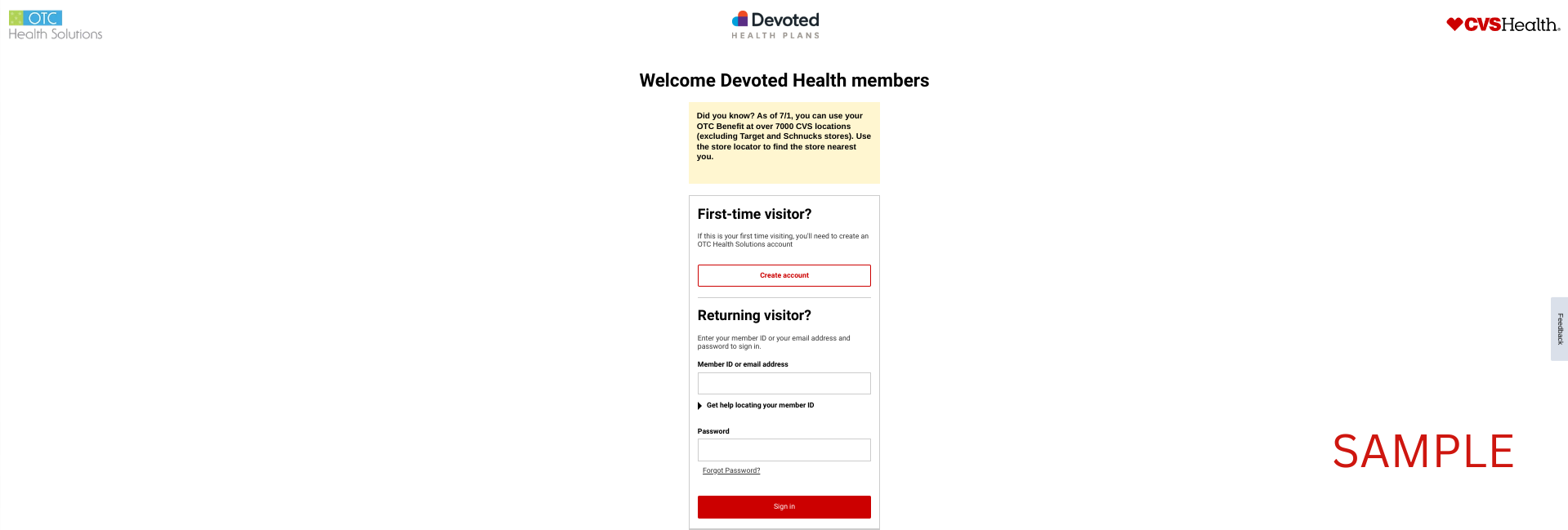 Devoted Health 2023 | CVS | OTCHS | Member Benefits | Plan www.cvs.com/otchs/devoted