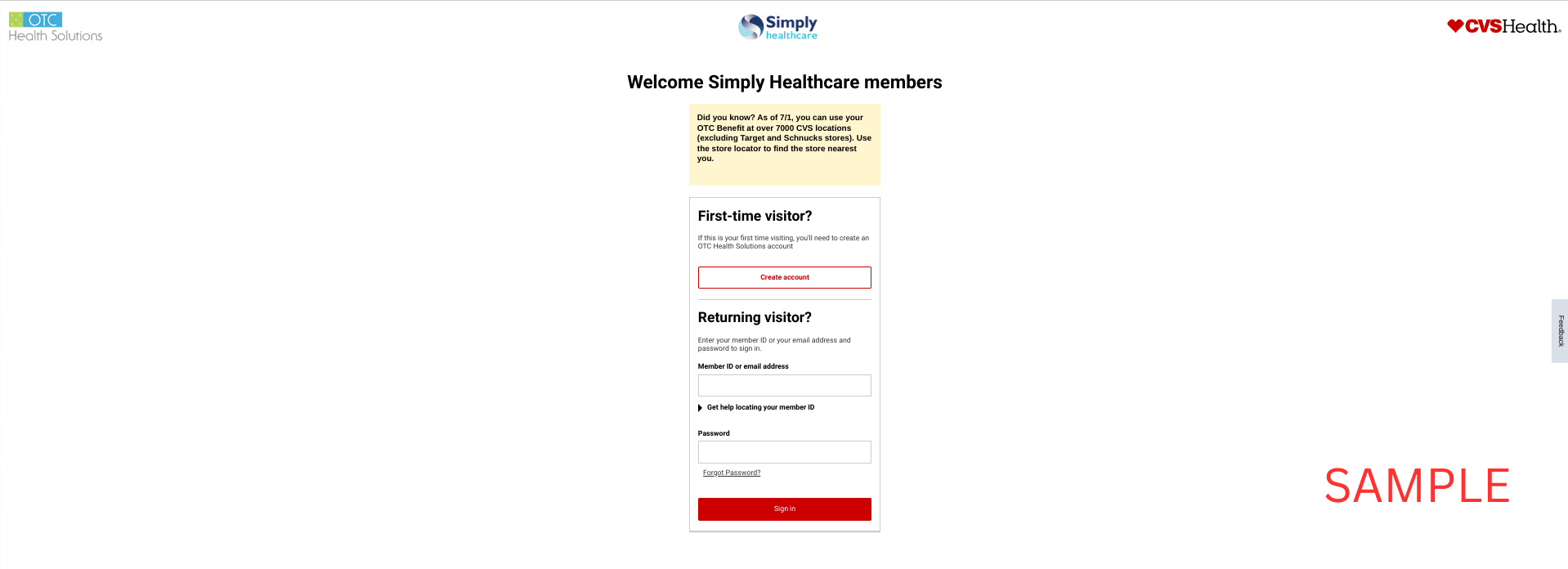Lighthouse Health Plan 2023 | CVS | OTCHS | Member Benefits | www.cvs.com/otchs/simply