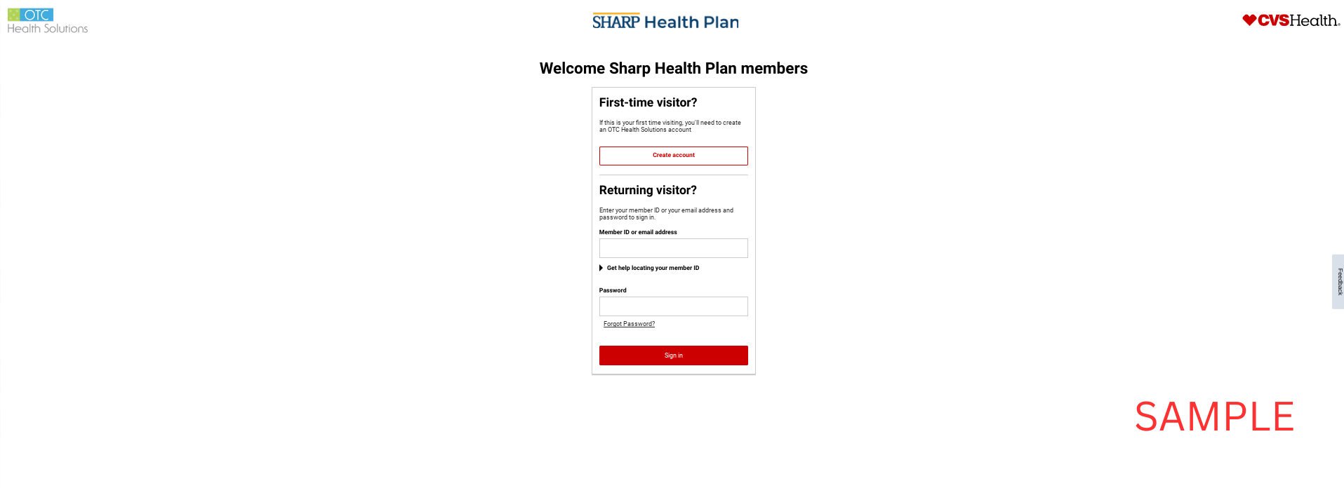 Sharp Health Plan 2023 | CVS | OTCHS | Member Benefits | www.cvs.com/otchs/sharp