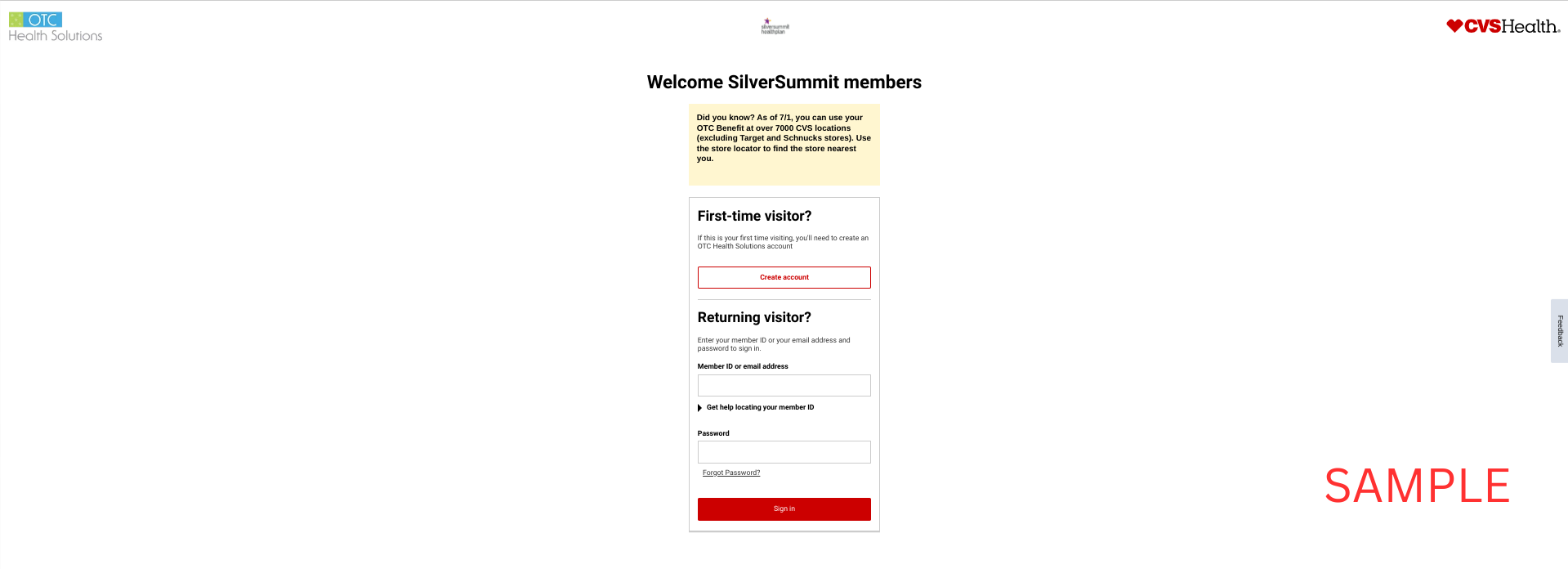 Silver Summit Health Plan 2023 | CVS | OTCHS | Member Benefits | www.cvs.com/otchs/silversummit