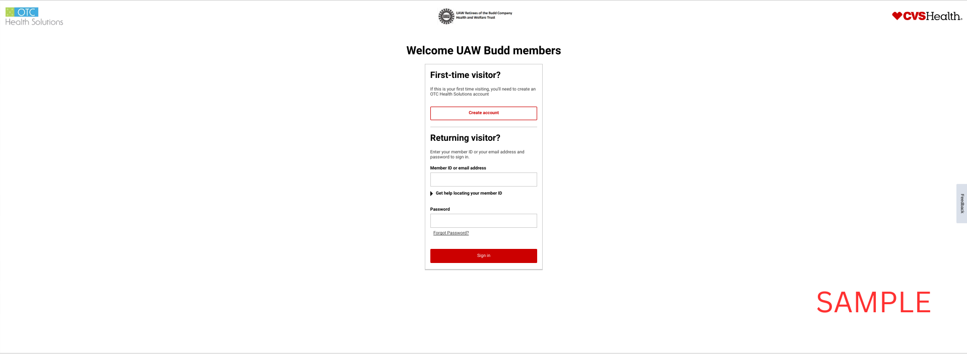 UAW Budd Trust 2023 | CVS | OTCHS | Member Benefits | www.cvs.com/otchs/uawbudd