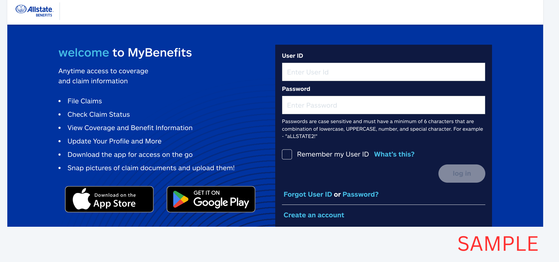 Allstate Employee Benefits 2023 | Handbook | Member Portal | Member Benefits | mybenefits.allstate.com/#/login