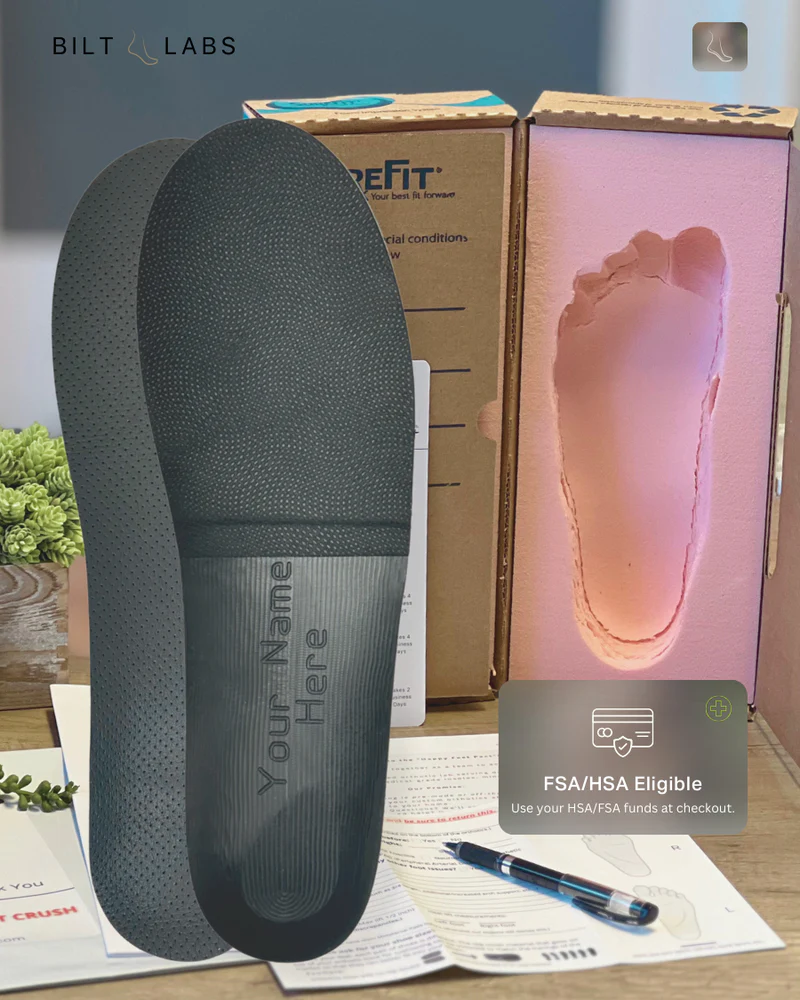 custom insoles kit from home with bilt labs Jeremy overturf